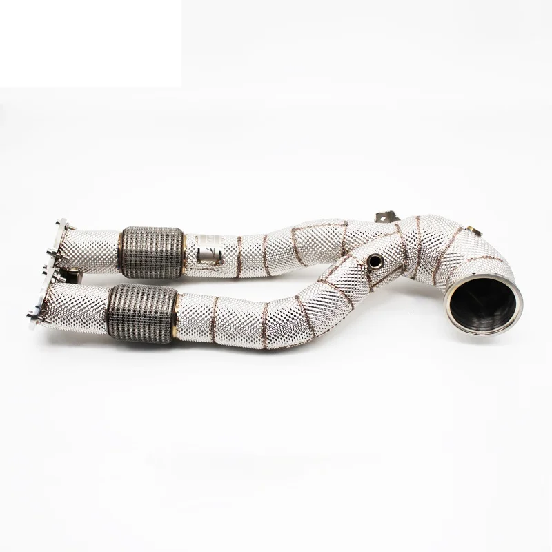 

Head Section High flow Pipes Exhaust Pipes branch downpipe Exhaust Pipe with catalyst for Audi RS3 TTRS 2.5T 2017-2020