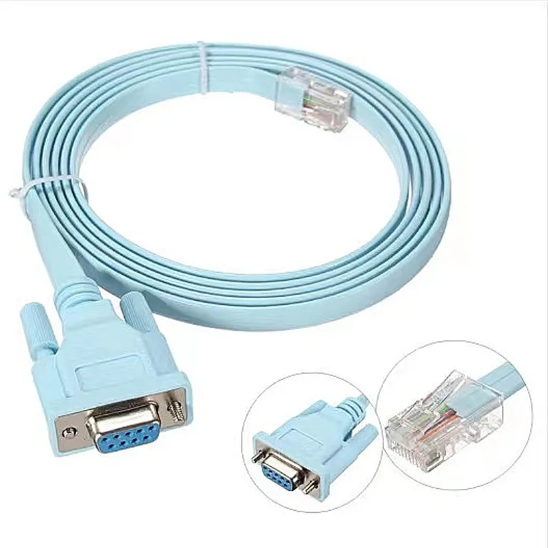 Switch Router Line USB for Cisco Control Configuration Applies Rj45 Cat5 Debug Line Ethernet to Rs232 DB9 COM WS-C3750X ISR4221
