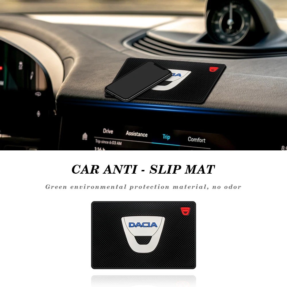 

1PCS Car Anti-Slip Mat Pad Rubber Mobile Sticky Dashboard Phone Stand Non-Slip Mat For Dacia Duster Logan MCV Sandero Stepway Do