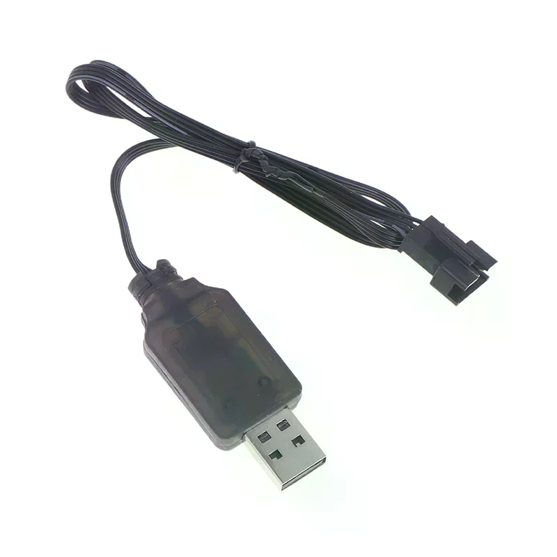 Фото Зарядное устройство USB 7.4V SM-4P для аккумуляторов DE36W, DE65, HM202, EC08, EC16, M416 для радиоуправляемых машин (1 шт.) №5