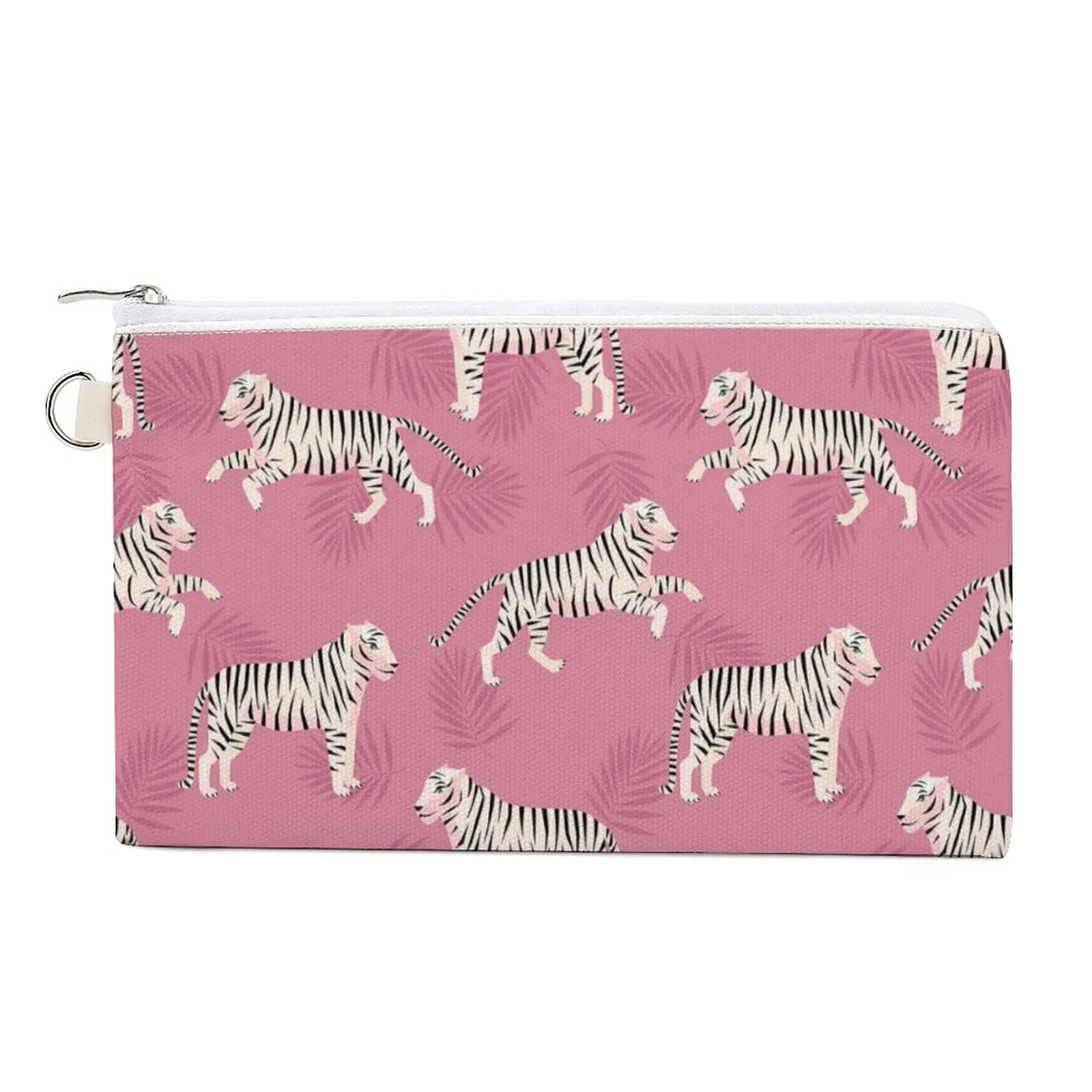 

Pink Patterned Animals Printed Children's Zero Wallet Student Portable Card Bag Women's Wallet with Pattern Coin Purse Small Bag