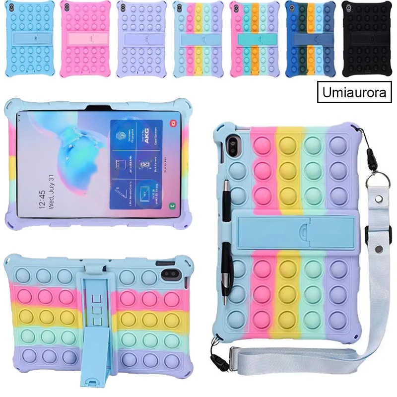 

Пузырьковый чехол для планшета Nokia T20, Силиконовый противоударный Детский защитный чехол для Nokia T20 10,4 дюймов TA-1392 TA-1397, чехлы, чехол