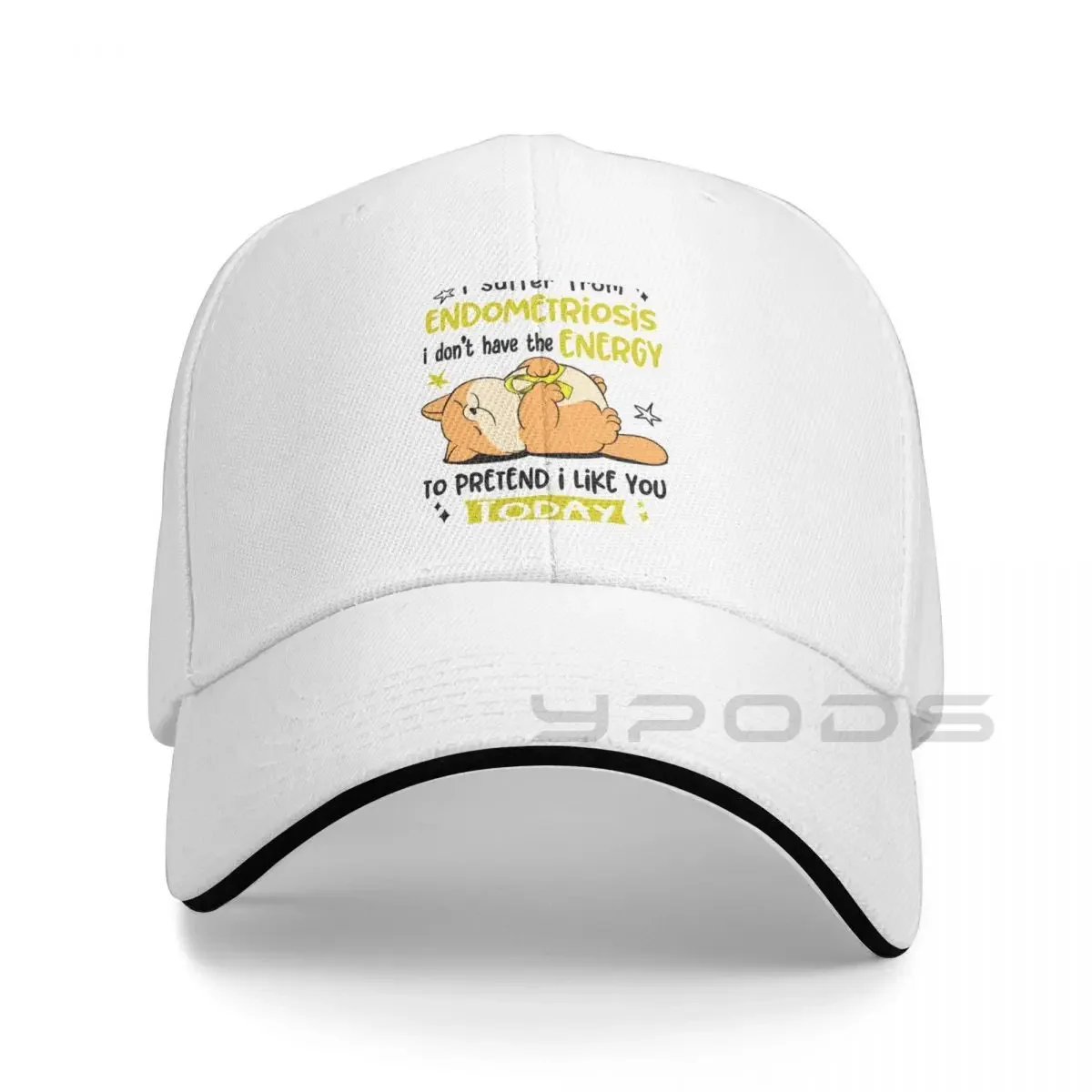 

2023 New Endometriosis Awareness - I suffer from Endometriosis i do not have the ENERGY to pretend i like you TODAY Baseball Cap