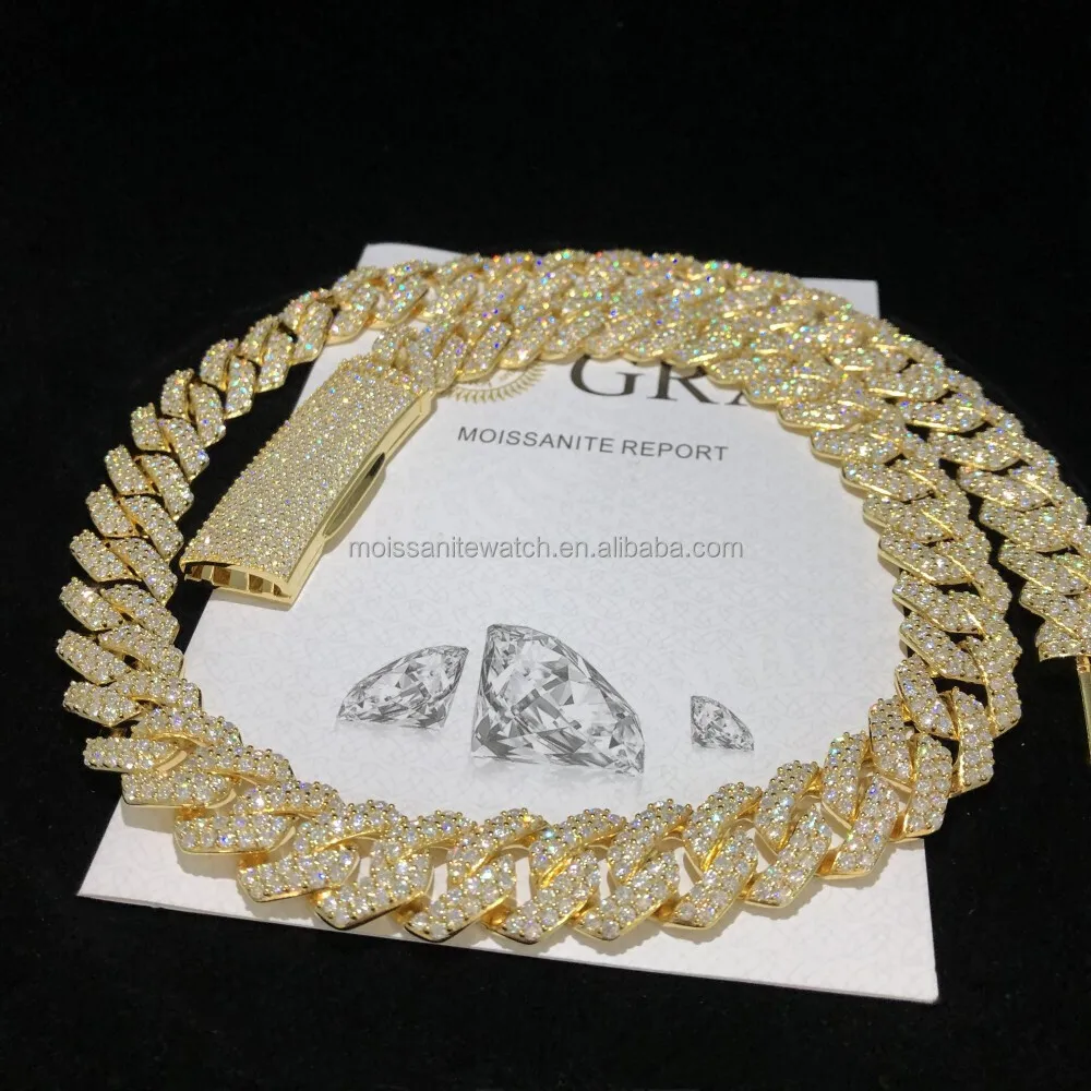 Заводское индивидуальное ожерелье из стерлингового серебра с муассанитом в