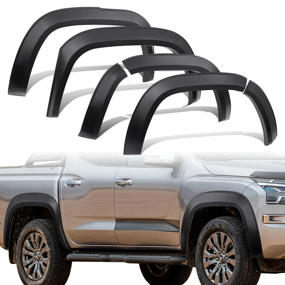 

Комплект тонких расширителей крыльев в стиле OEM для Mitsubishi Triton L200 MV 2024-2025, защита колесной арки, двойная кабина, модели 4X4, автомобильные аксессуары