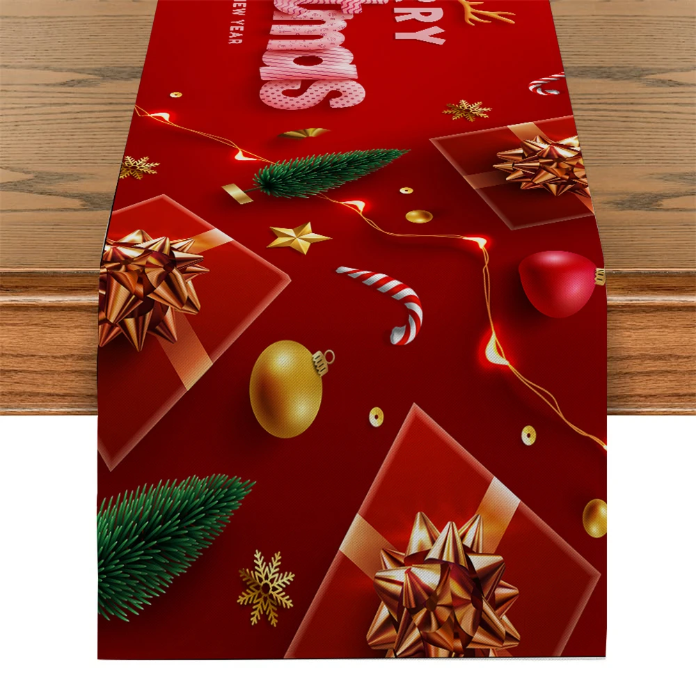 1 шт. настольная дорожка из полиэстера Настольная с рисунком красного