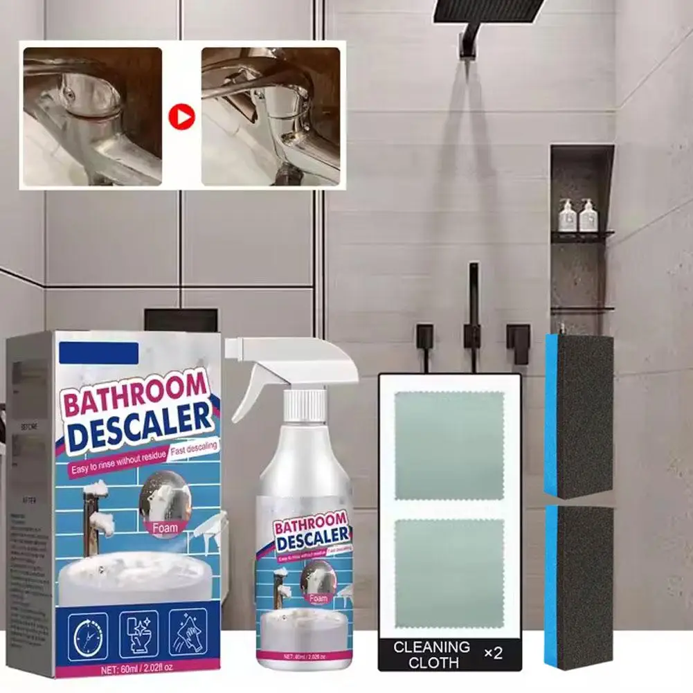 Пенка для чистки ванной комнаты очиститель стойких пятен спрей ванны средство