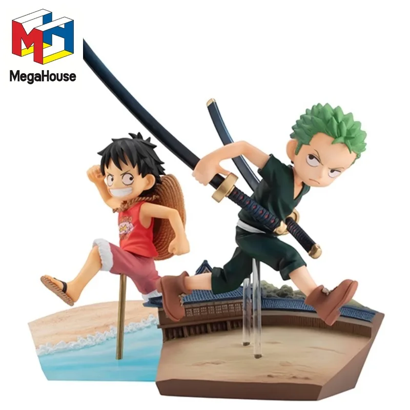 

MegaHouse оригинальный драгоценный камень ONE PIECE Anime Roronoa Zoro Monkey D. Luffy экшн-Фигурки игрушки детские подарки на день рождения коллекционные