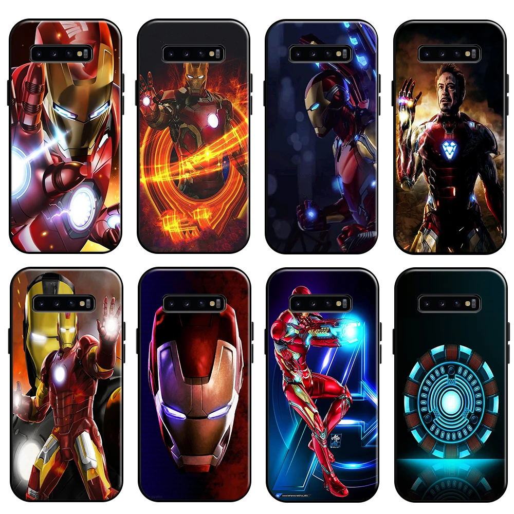 

Marvel Avengers Iron Man For Samsung Galaxy S10 S10E S10 Lite S9 S8 Plus Galaxy S10 5G Phone Case Funda Back TPU Carcasa Soft