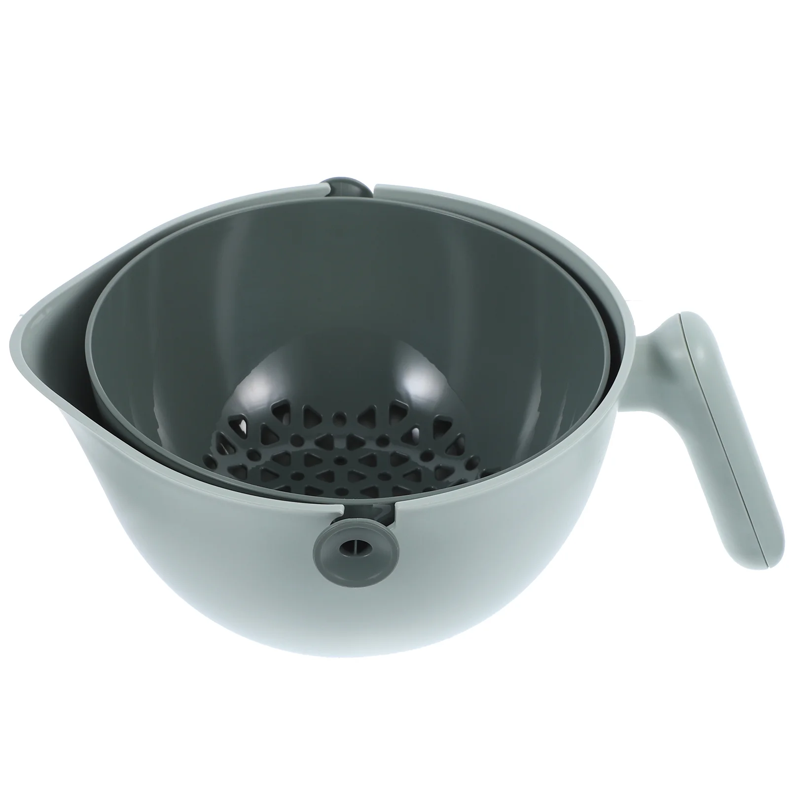 

Double Layer Vegetable Washing Basket Draining Fruit Pasta Containers Vegetables Abs Drying Kitchen Colanders Plastic