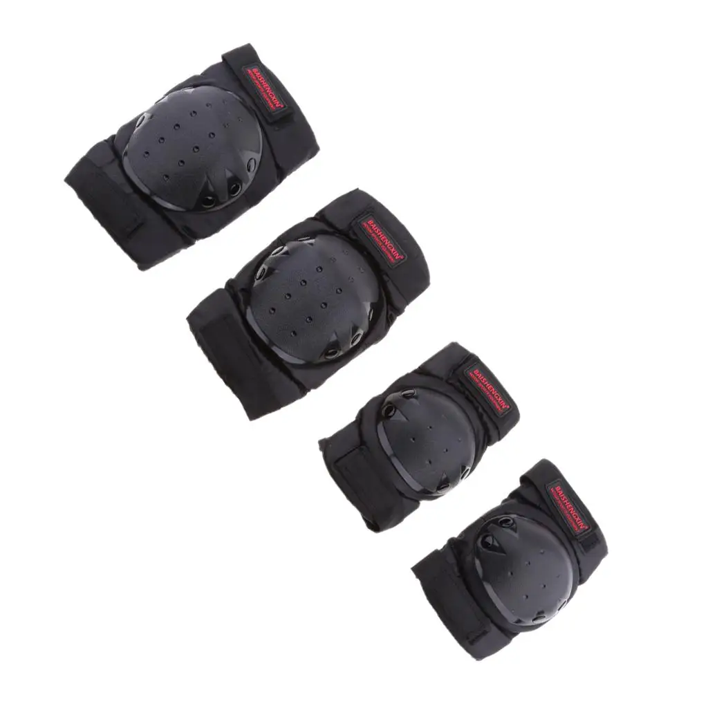 4pcs Protective Gear, Knee Pads and Elbow Protection for Biking, Skating, and