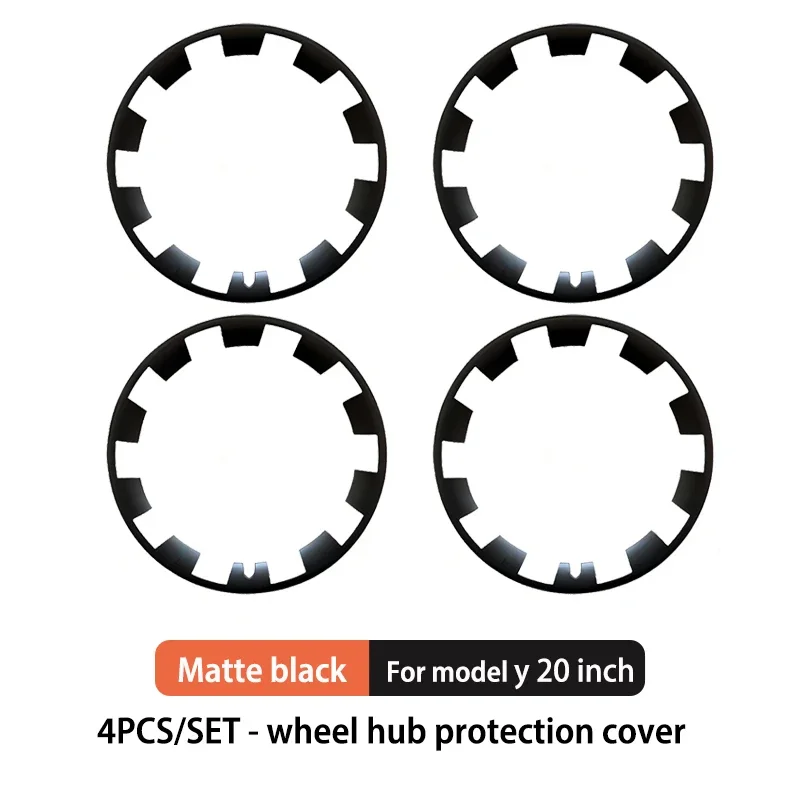 

Для Tesla Model Y 20-дюймовый обод, ступица колеса, защитные диски, защитные накладки на колеса, автомобильные внешние аксессуары 2018-2024
