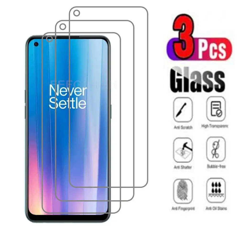 

3Pcs 9H HD Protective Tempered Glass For OnePlus Nord CE 2 5G CE2 IV2201 6.43" 2022 Phone Screen Protector Protection Cover Film