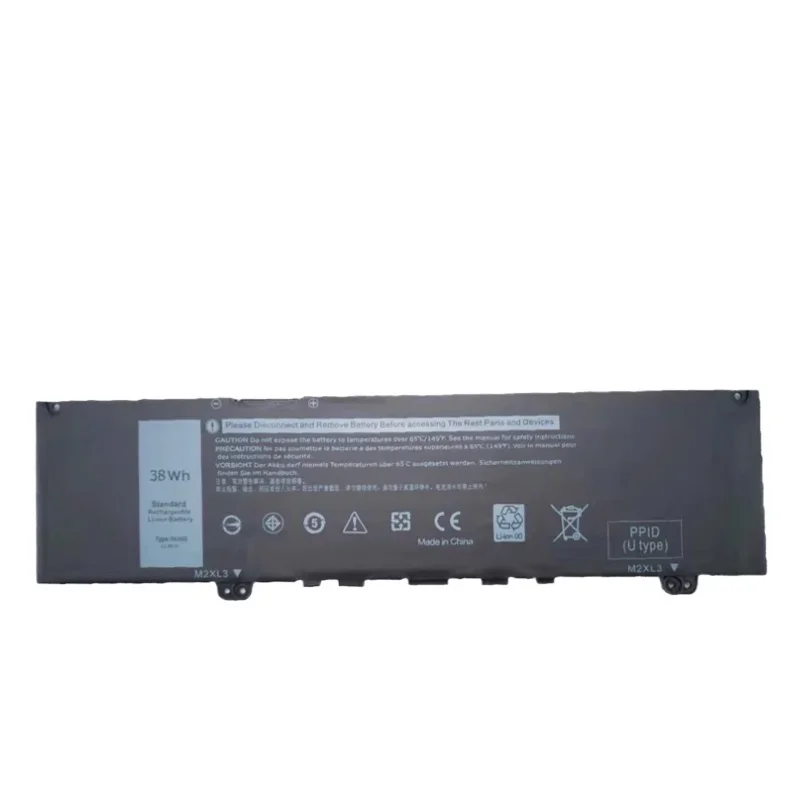 Фото Аккумулятор для ноутбука F62G0 для DELL Inspiron 13 7370 7373 7380 7386, Vostro 5370 P83G P87G P91GRPJC3 39DY5, 11.4V 38WH, запчасти для ноутбуков №2
