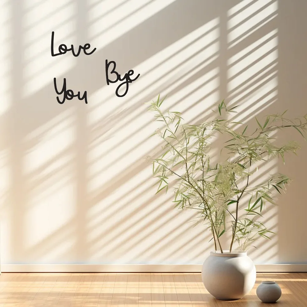 Декор для дома с надписью Love YOU BYE
