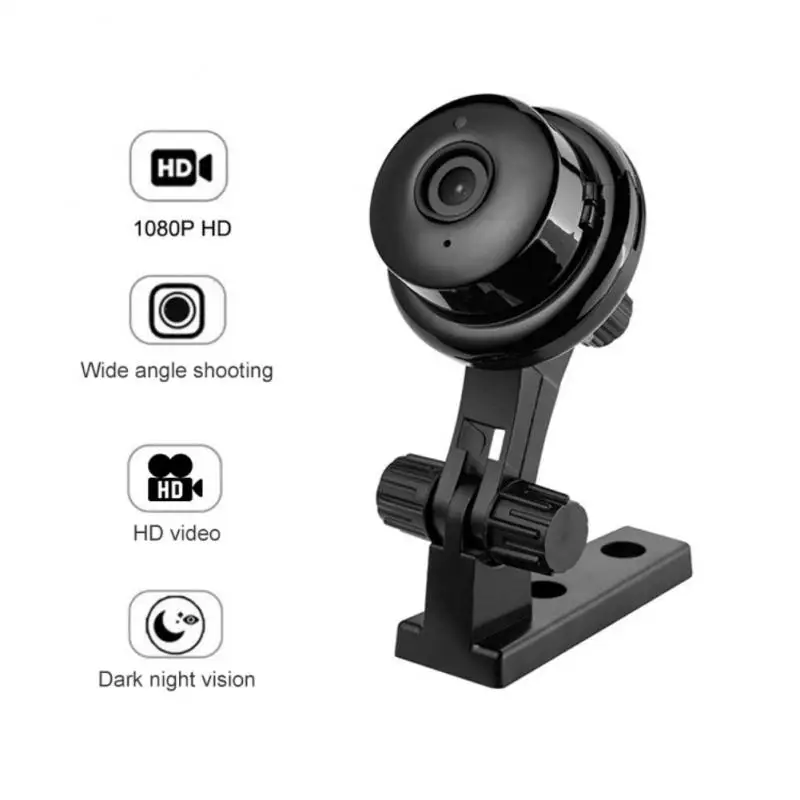 

Беспроводная мини-камера видеонаблюдения 1080P HD с поддержкой Wi-Fi и функцией ночного видения