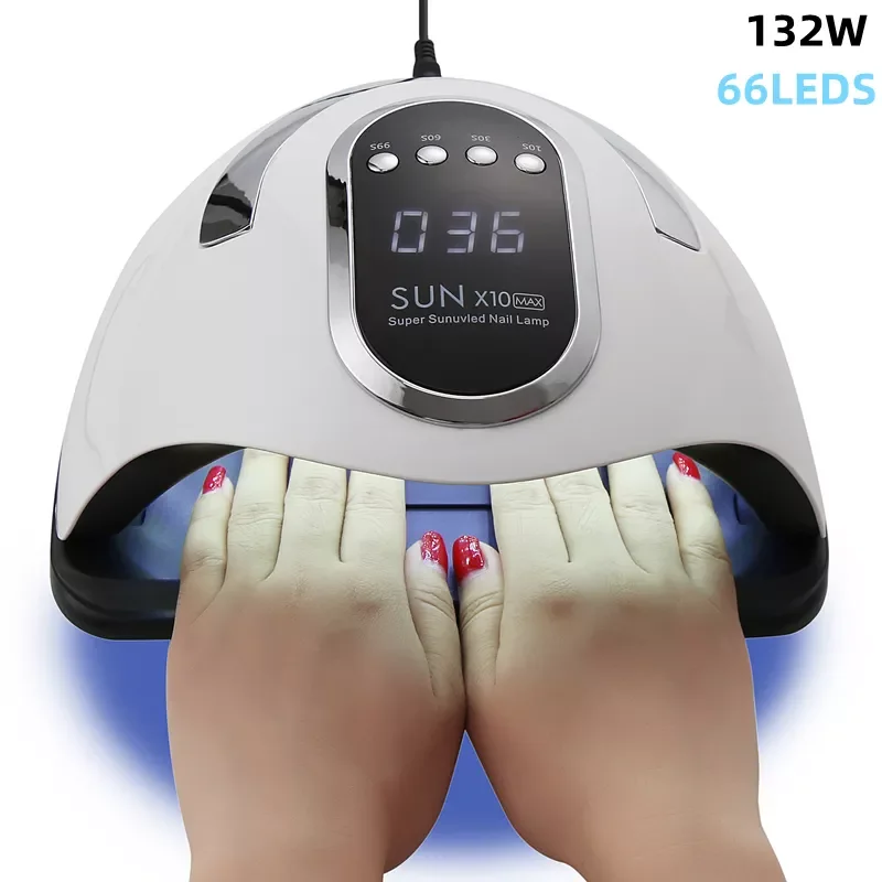 

NEW IN X10/X9/X7 MAX UV LED Lamp for Manicure Nail Lamps Nail Dryer for Curing UV Gel Varnish Nail Tool With Sensor LCD Display