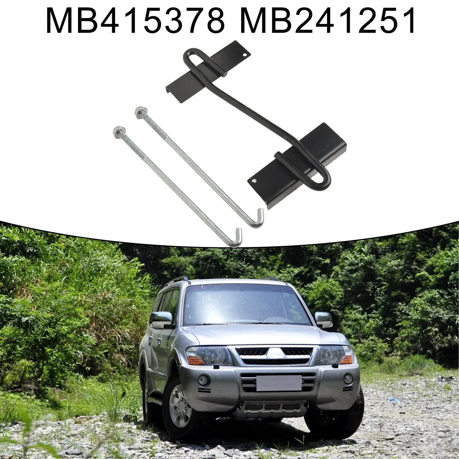

Кронштейн для удержания аккумулятора для Montero Gen3 3.5L V6, 3.8L V6 2001-2006 Gen2 3.0L V6, 3.5L V6 1992-2000 для Mitsubishi для Pajero