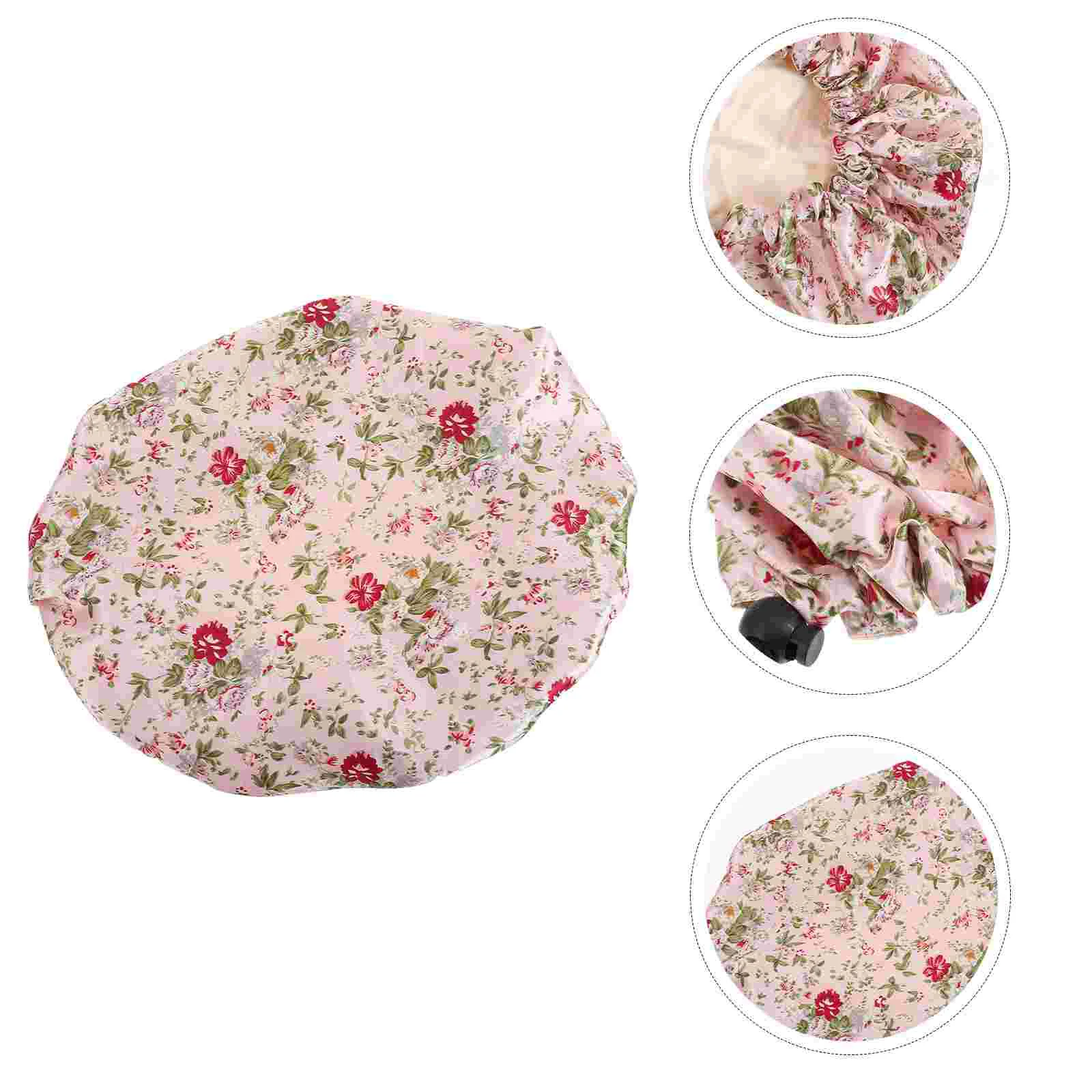 

Delicate Printed Sleeping Hat Creative Adjustable Nightcap Children Shower Hat
