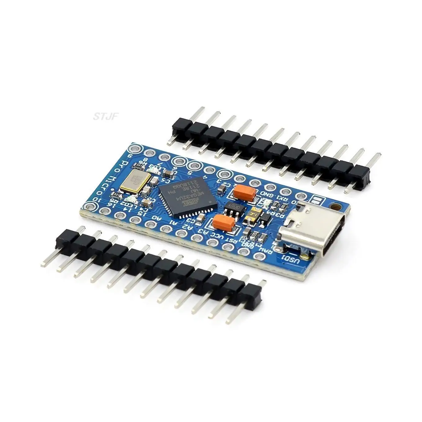 MICRO/MINI/TYPE-C USB Pro Micro для arduino ATmega32U4 модуль 5 В/16 МГц с 2-рядным штырьковым разъемом