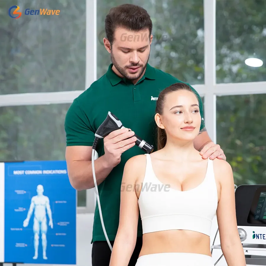 1064 нм высокоинтенсивная лазерная терапия ESWT 10 бар Ed Shock Wave быстрое облегчение