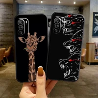 creative animal phone case for xiaomi 11 ultra note 10 9se mi cc9 11 ultra pro lite cc9e 10s z5gf cartoon fashion plain