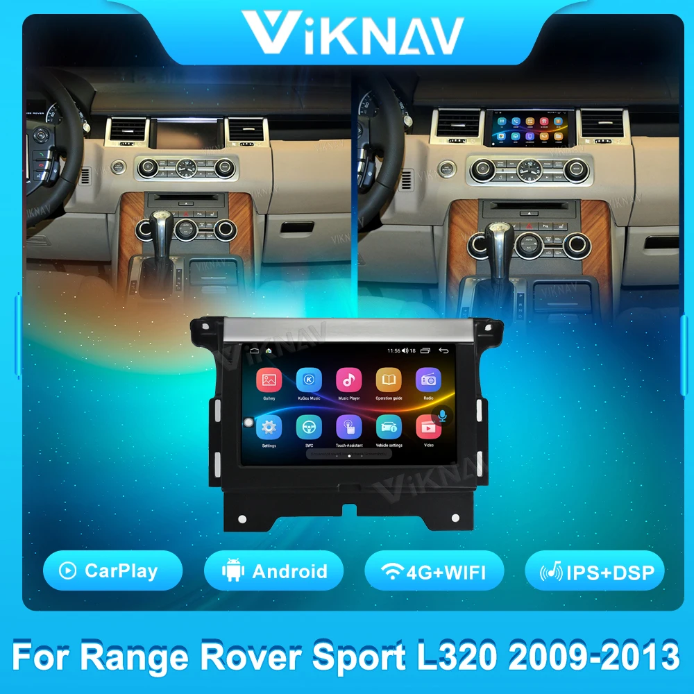 

Android 10 Car Radio For Range Rover Sport L320 2010-2013 Auto Stereo Multimedia Player GPS Nacigation AC Panel LCD Touch Screen