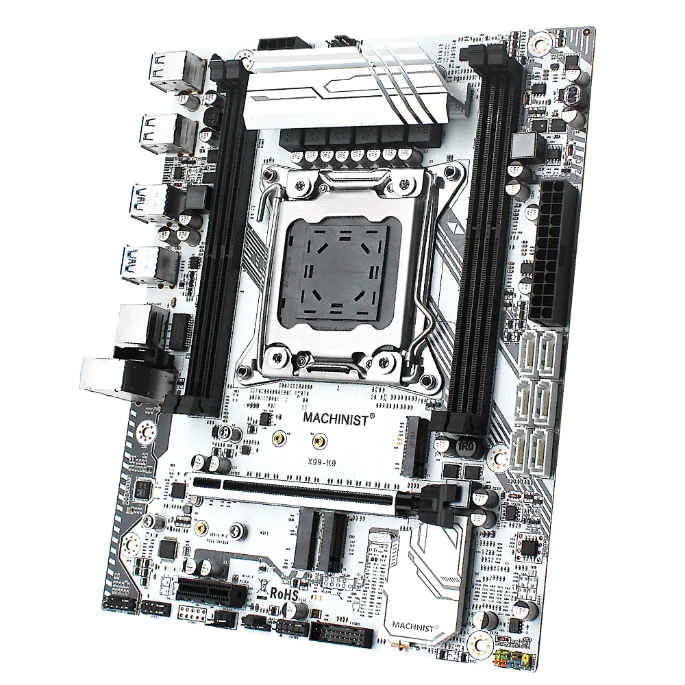 MACHINIST X99 K9 комплект материнской платы LGA 2011-3 с процессором Xeon E5 2680 V4 и DDR4 32 Гб RAM + NVME