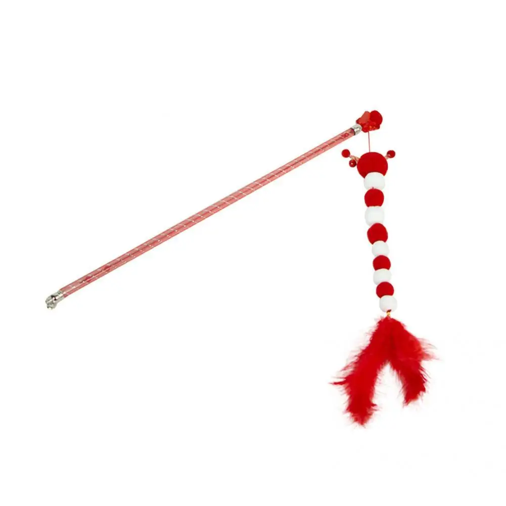 

Kitten Toy Cute Interactive Toy Bite-resistant Kitten Teaser Rod Toy Cat Supplies Pet Fishing Toys Pet Stick Toy