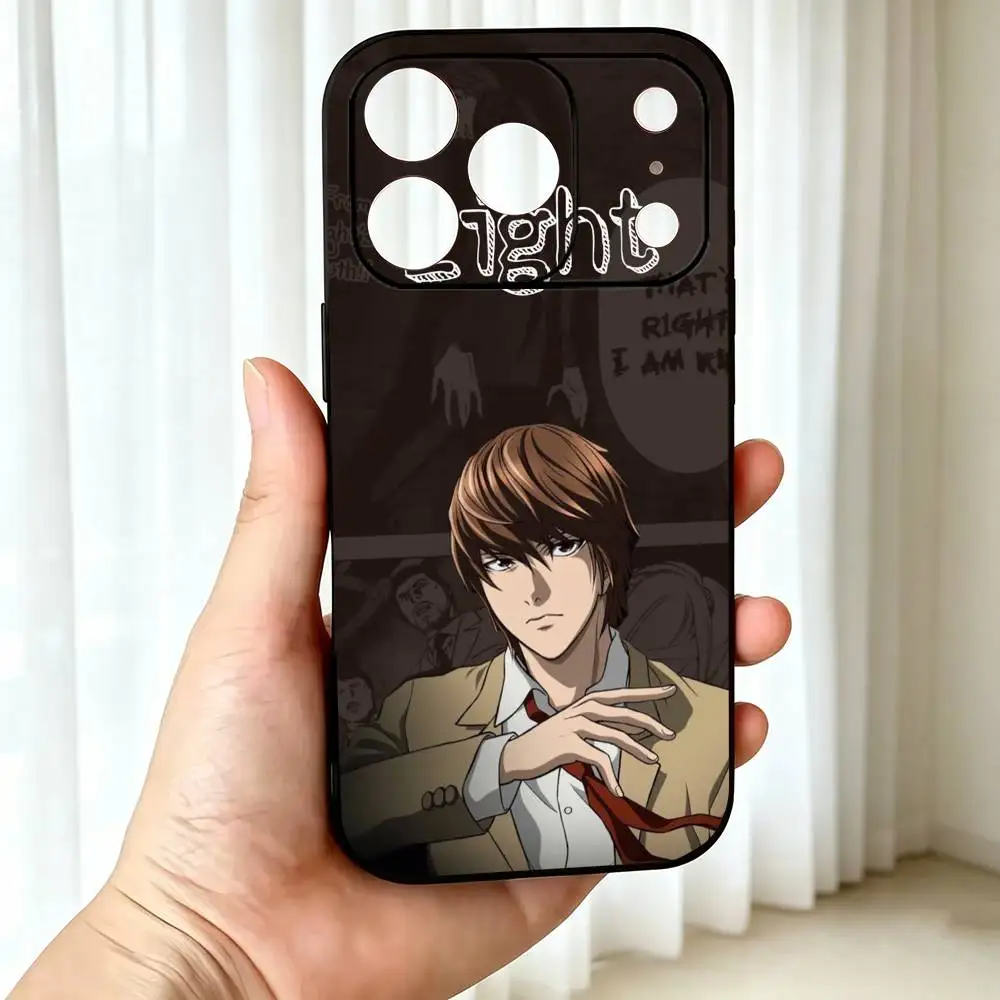 Фото Чехол для телефона D-Death Note Light Yagami, силиконовый, мягкий, для iPhone 17 16 15 14 13 12 11 X XR Plus Pro Max Plus №2