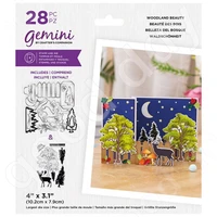 arrival 2022 new woodland little deer metal cutting dies and stamps scrapbook diary decoration embossing template diy handmade