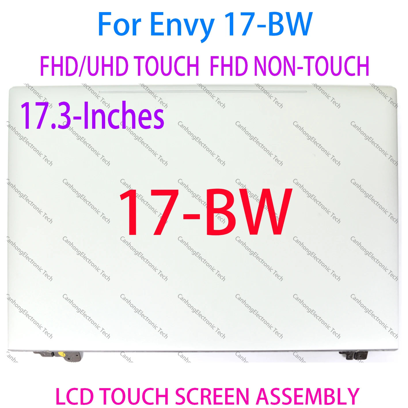 Digitalizador de pantalla táctil LCD, montaje completo de repuesto, 17,3 pulgadas, compatible con HP ENVY 17-bw
