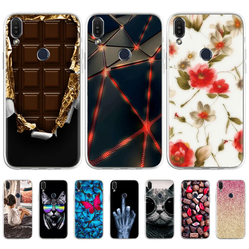 Мягкий чехол из ТПУ для ASUS Zenfone Max M1 ZB555KL Plus ZB570TL Pro ZB601KL M2 ZB631KL Shot ZB634KL ZC550KL мягкий |