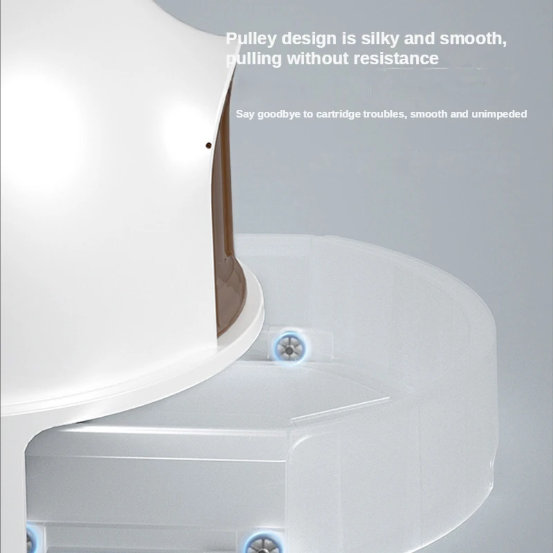 Контейнер для кошачьего туалета с большим пространством полностью закрытый | Дом