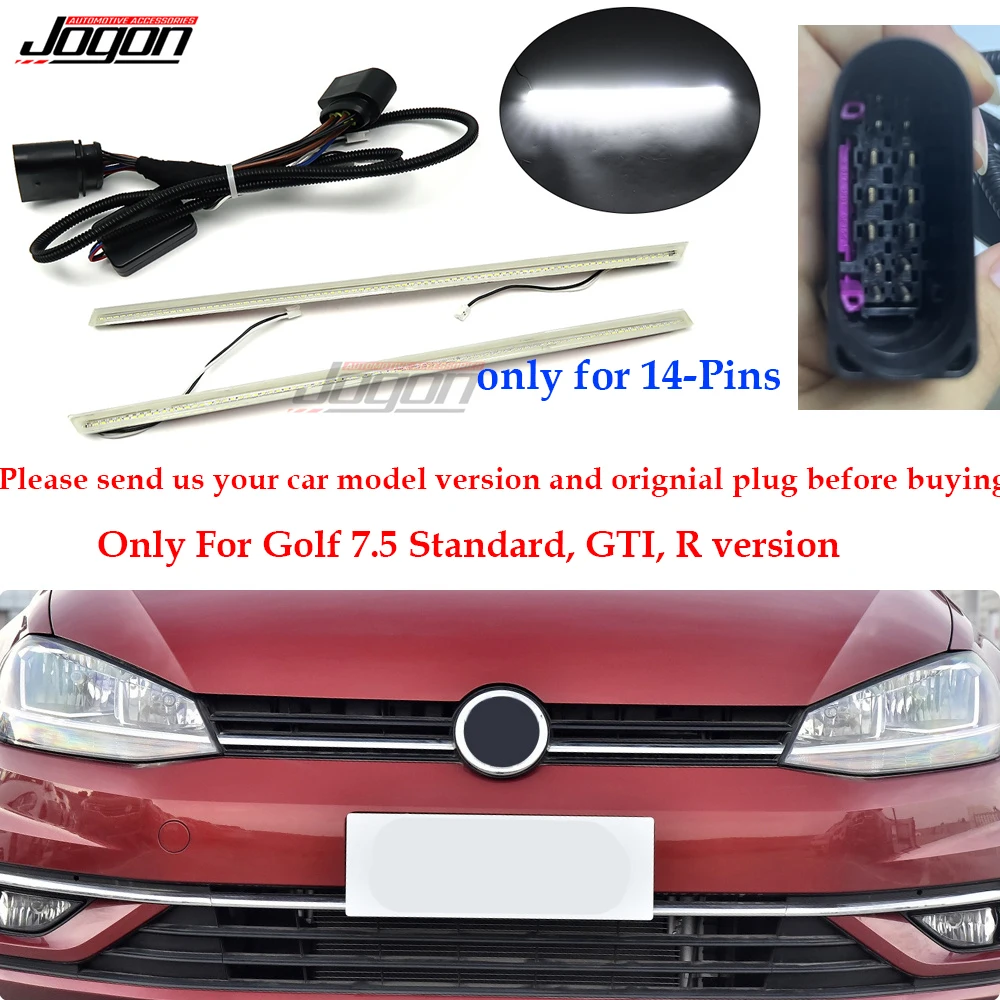 

Передняя решетка, бампер, лампа DRL, дневные ходовые огни для Volkswagen VW Golf 7 6 MK6 GTI R GTE GTD TSI Golf 7,5 MK7,5 Standard