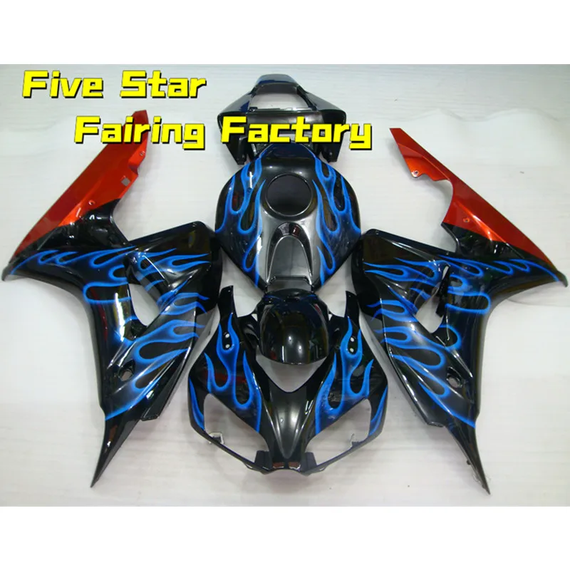 

Комплект обтекателей для мотоцикла Honda CBR 1000 RR 2006 2007 кузов CBR1000RR 06 07 инъекция 1000RR CBR1000 Top Master Blue Flame