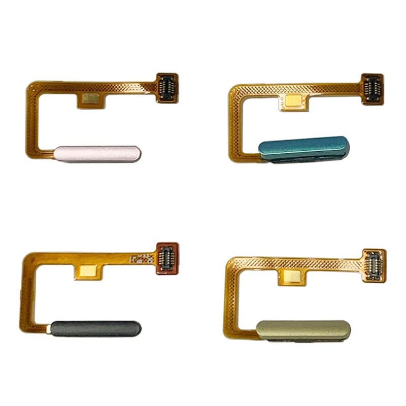 Original Fingerprint Sensor Home Button Flex Cable For Xiaomi Mi 11 Lite Touch Sensor Scanner Repair Parts