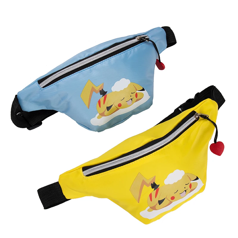 Покемон аниме мультфильм Пикачу детский стиль для мужчин и женщин одно плечо