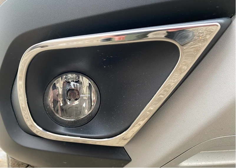 Stainless Steel Car Chrome Front Fog Lights Lamp Cover for Renault Dacia Duster 2018-2022 | Chromium Styling