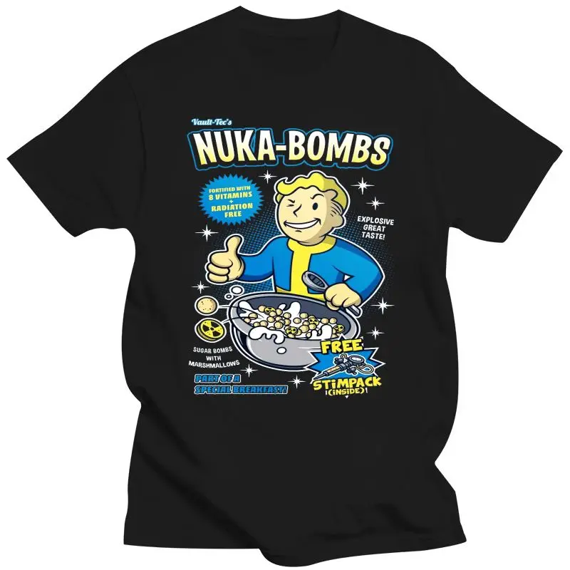 

Camiseta de algodón personalizada para hombre, ropa divertida para videojuegos Fallout 2, 3 y 4, de algodón