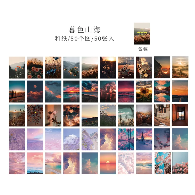 

50 шт. наклейки для скрапбукинга Alideco