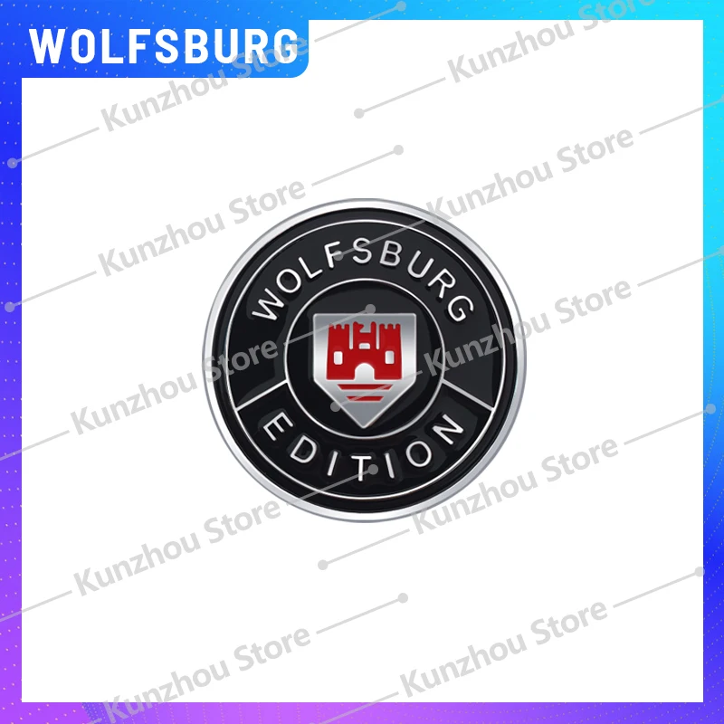 

1 шт. металлический логотип Wolfsburg издания для Golf MK7 Polo Jetta Passat Bora эмблема Автомобильная передняя решетка задний багажник наклейка значок Стайлинг