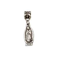 100pcs antique silver virgin mary religion alloy charm pendant for jewelry making 8 5x34 8mm a 388a