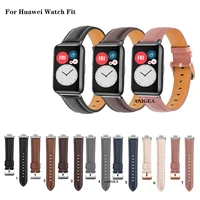 fashion leather watch band replacement strap for huawei watch fit wrist elegant bracele accessories