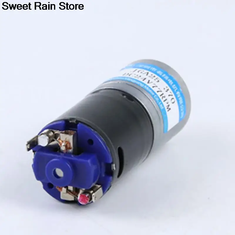 25 мм 6 В постоянного тока мотор-редуктор JGA25-370H Sikat Karbon Tebalembaliepatan Dapat Diatur CW CCW