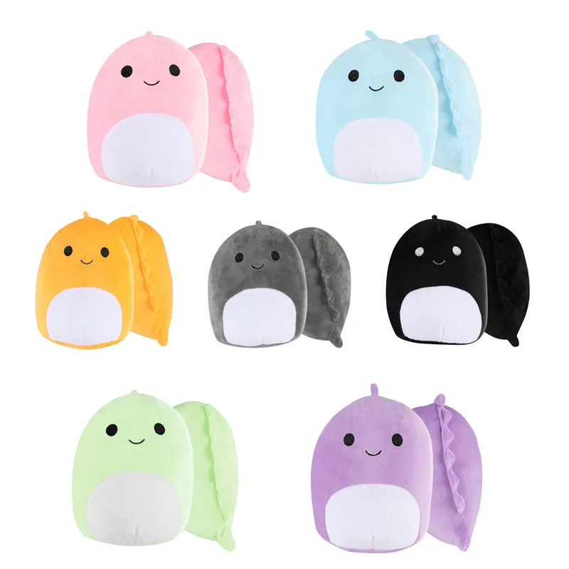 

New cartoon short plush software fat dinosaur toy Fat Dragon pillow Plush Doll