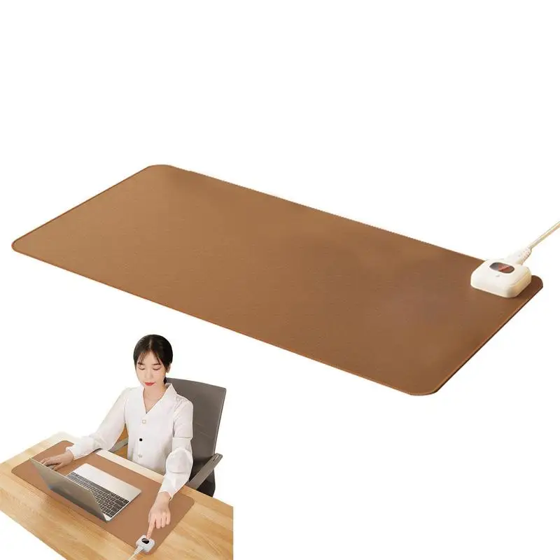 

Heated Desk Pad Extra Large Mouse Pad Mat Safe Extended Heating Desk Writing Pad Mouse Mat for Laptop Office Home