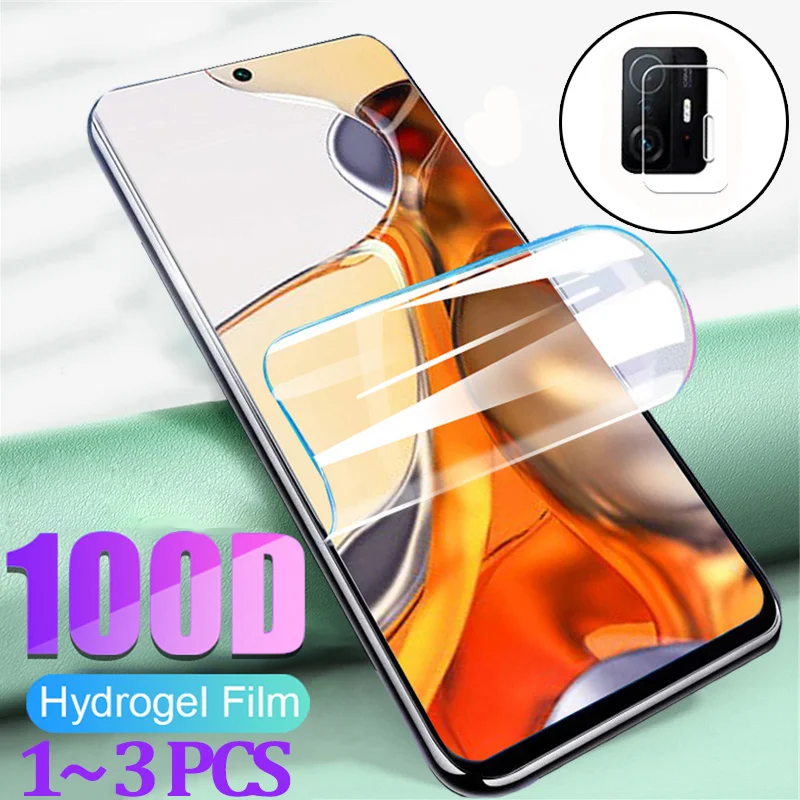 

Гидрогелевая пленка для Xiaomi 11 T Pro Mi 11 Lite 5G NE Glass Mi11Ultra 9T защита для экрана Mi 10T Pro 11i 12 11 T пленка для объектива Xiomi 11 T