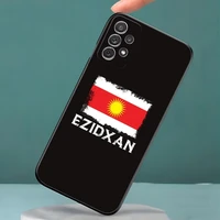yazidis flag phone case for samsung ultra 21 22 30 s6 105g 10 10e 20 fe 7 8 9 plus s7 edge pro funda shell cover