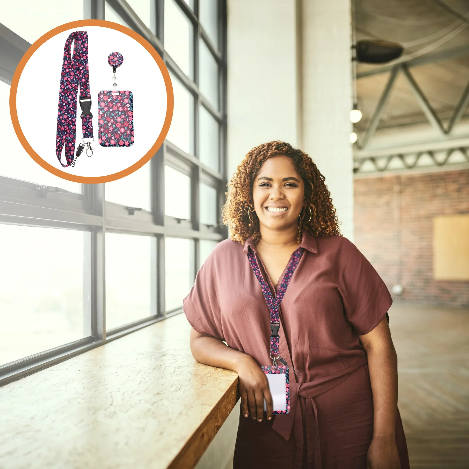 

Plastic Card Sleeves Clear Name Tags Id Protector Chrysanthemum Protective Abs Creative Holder Work Delicate